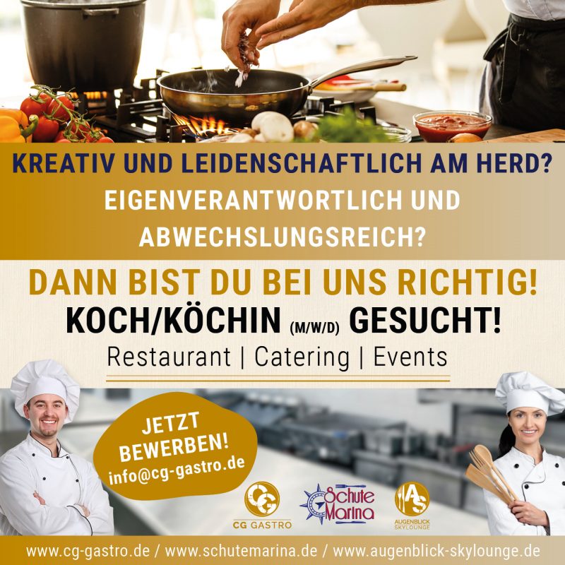 Stellenanzeige_Koch_CG-Gastro koch oder köchin